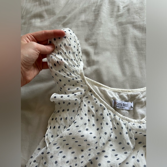 Luisa Ricci Flutter Sleeve Blouse - Picture 6 of 10